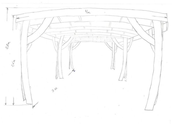 Пергола 3м.